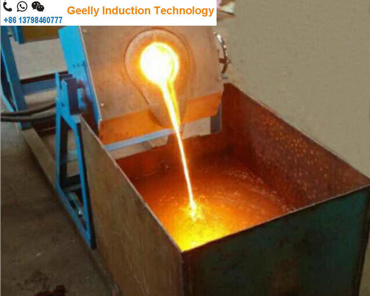 Induction  Melting dumping furnace Melting Aluminium Steel stainless steel Gold silver melting furnace