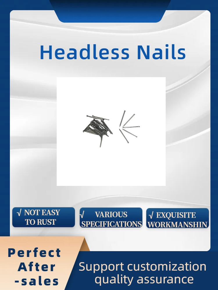 Polish Common Bullet Head Nails Lost Head Nails Panel Pins Headless Nails