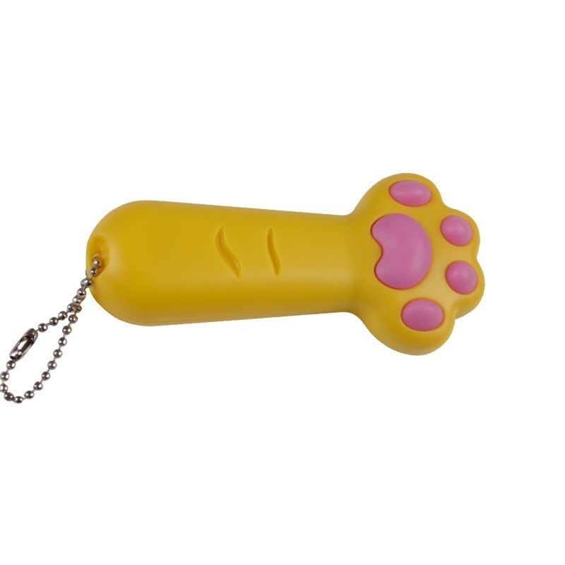 Ergonomic Manufacturing Cute Paw Shaped Attractive Wand Pointer Beam Interactive Cat Laser Interactive Toy For Kittens