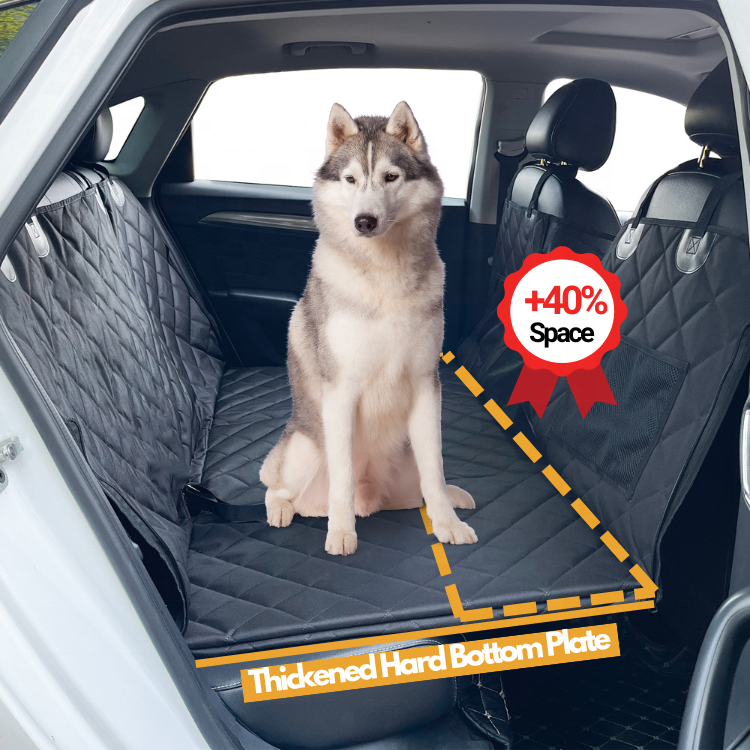 GeerDuo New Large Space Back Seat Extender Bed Waterproof  Sturdy Backseat Pet Hammock Dog Car Seat Cover for Car SUV Truck