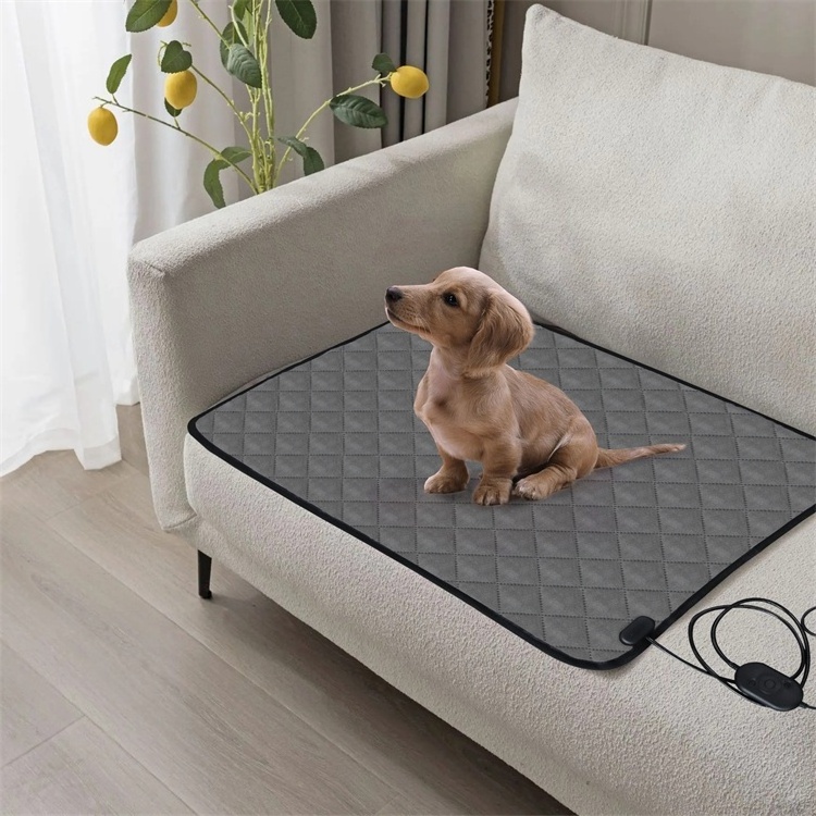 GeerDuo Chew-Resistant Smart Thermostat Switch Waterproof Automatic Self-closing Whelp Cat Mat Pet Heating Pad Heated Dog Bed