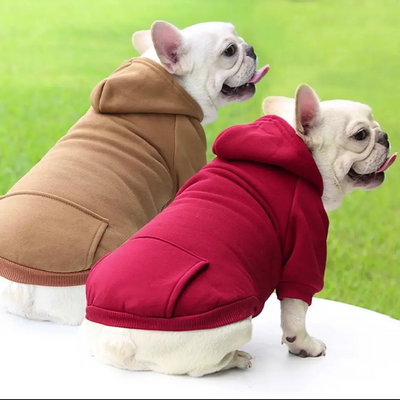 Geerduo Multi color Autumn Winter Soft Fleece Warm Pet Custom Hoodie Blank Dog Clothes with Pockets