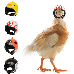 Chicken Pet Protective Gear Sun Rain Protection Helmet Toy Bird Hens Small Pet Supplies Costumes Accessories