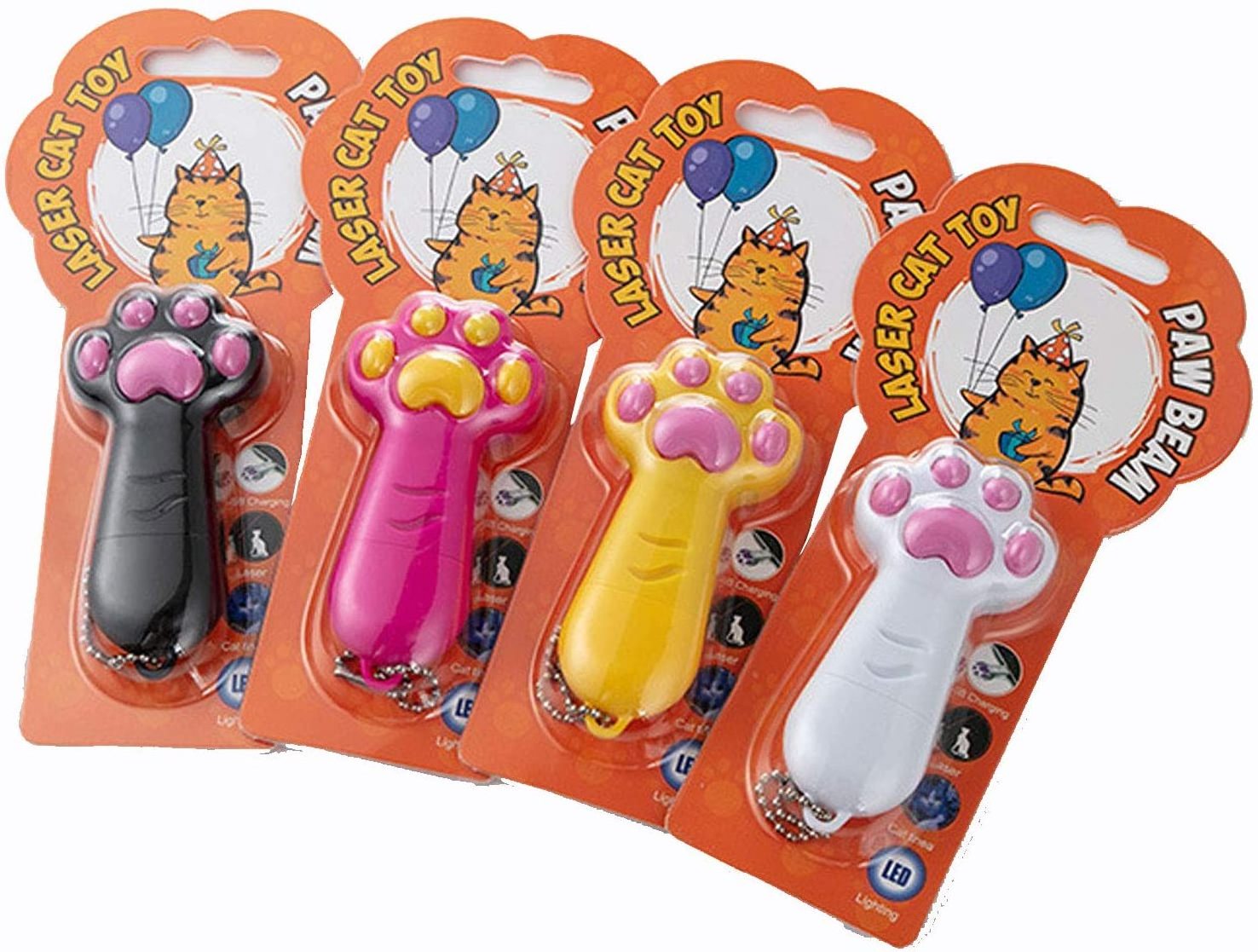 Ergonomic Manufacturing Cute Paw Shaped Attractive Wand Pointer Beam Interactive Cat Laser Interactive Toy For Kittens