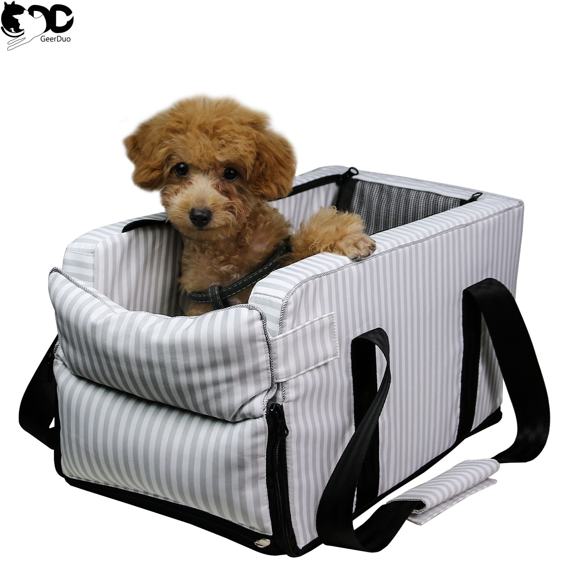 Portable Waterproof Material Pet Central Control Car Seat Dog Car Seat on Car Armrest Box Booster Kennel Bed