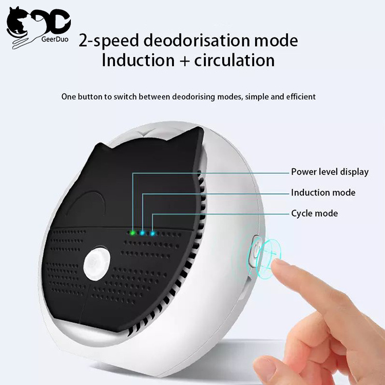 Smart Automatic Dust Free Pet Cat Dog Deodorant Odor Eliminator for Pet Litter Box