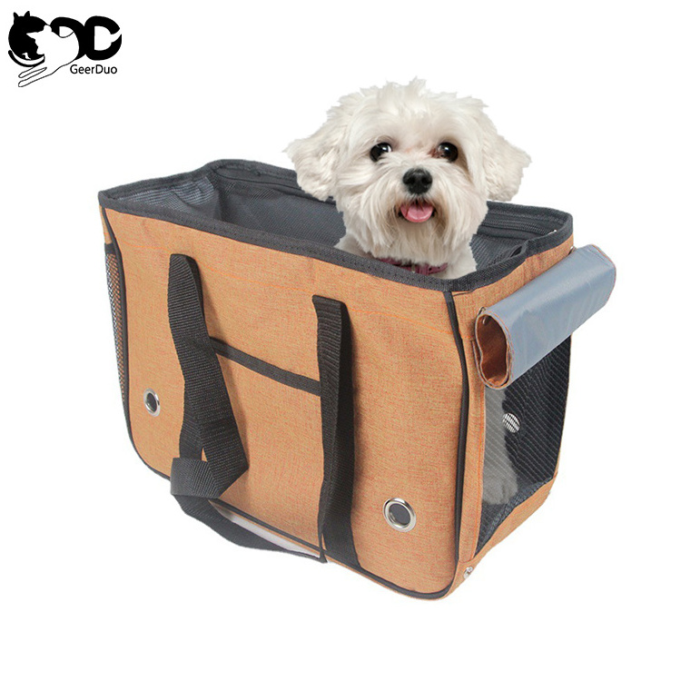 Geerduo Muti-functional Waterproof Breathable Pet Car Carrier Tote Bag for Pet Travelling