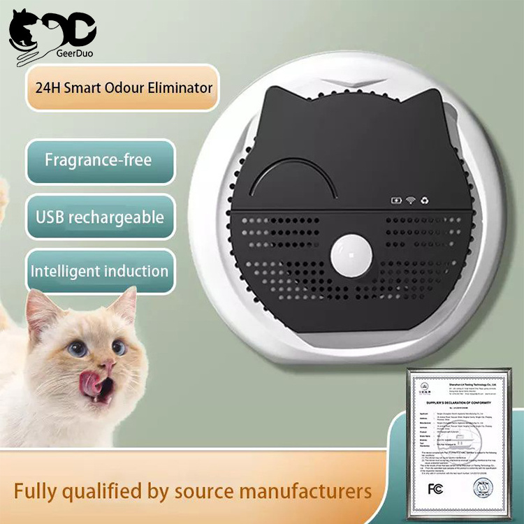 Smart Automatic Dust Free Pet Cat Dog Deodorant Odor Eliminator for Pet Litter Box