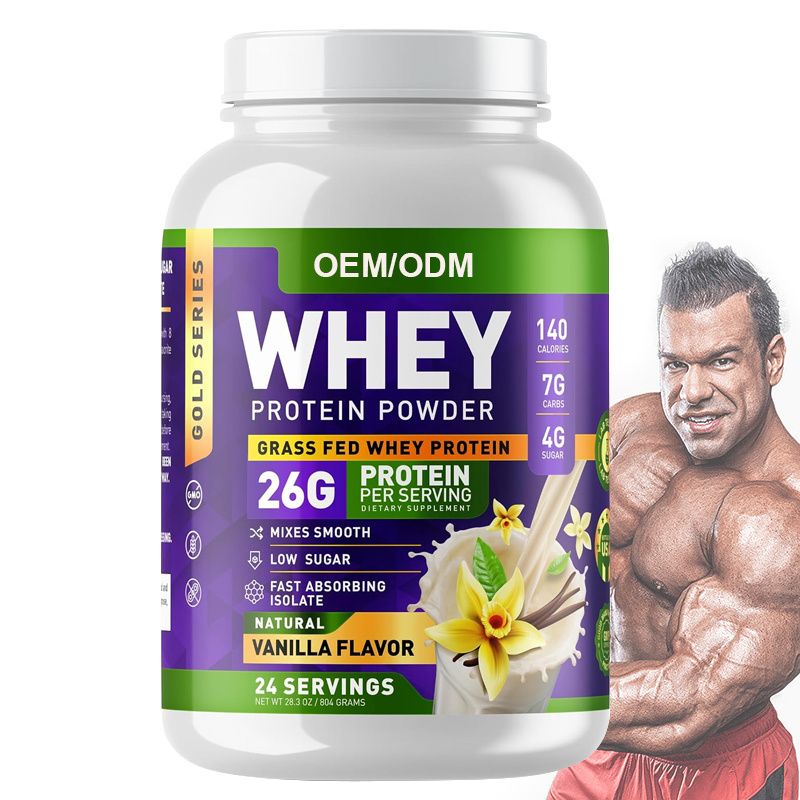 High Quality Dietary Supplement Private Label Immunity Supplement Promote Muscle Growth Pure Milk Chocolate Whey Protein Powder