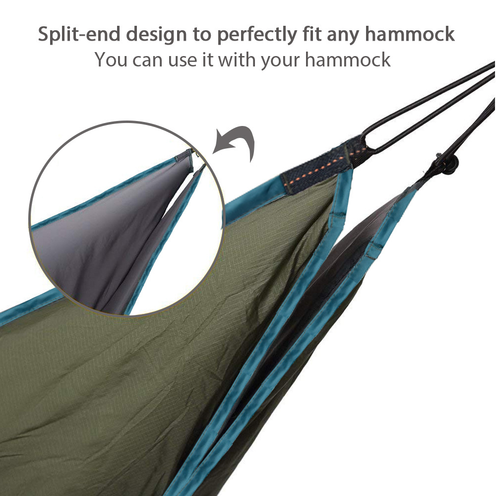 Geertop Portable Hammock Quilt Full Length Lightweight 4 Season Hammock Gear Underquilt for Hammock Camping Hiking Backpacking