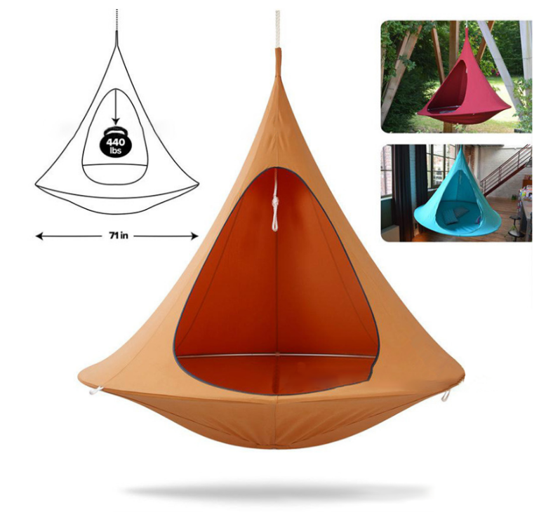 kids pod swing seat egg hammock for Indoor and Outdoor Use