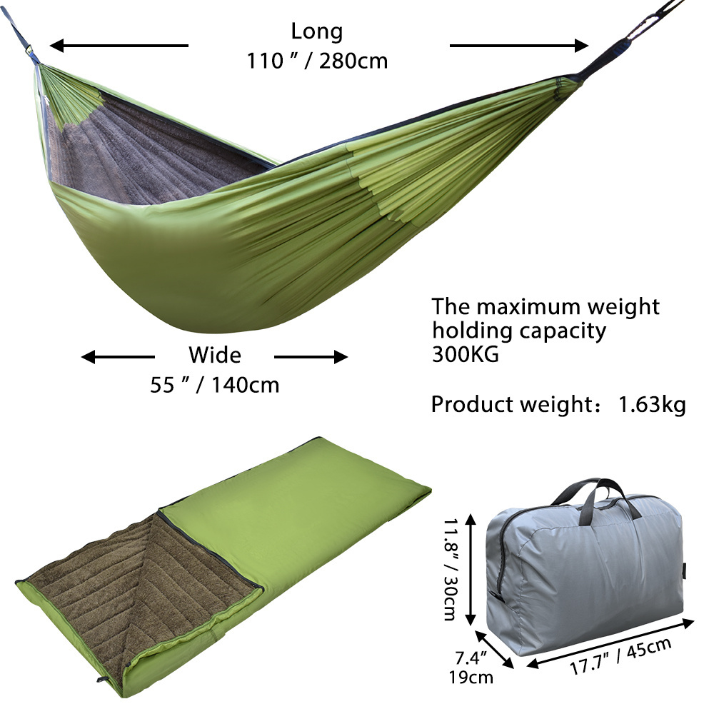 Outdoor Hiking Camping Lightweight Waterproof Mummy Down Sleeping Bag for Hammock