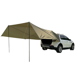 Outdoor Camping Car Rear Glamping Tent Portable Car Tail Tent Rainproof Sunshade Shelter Camping Gear