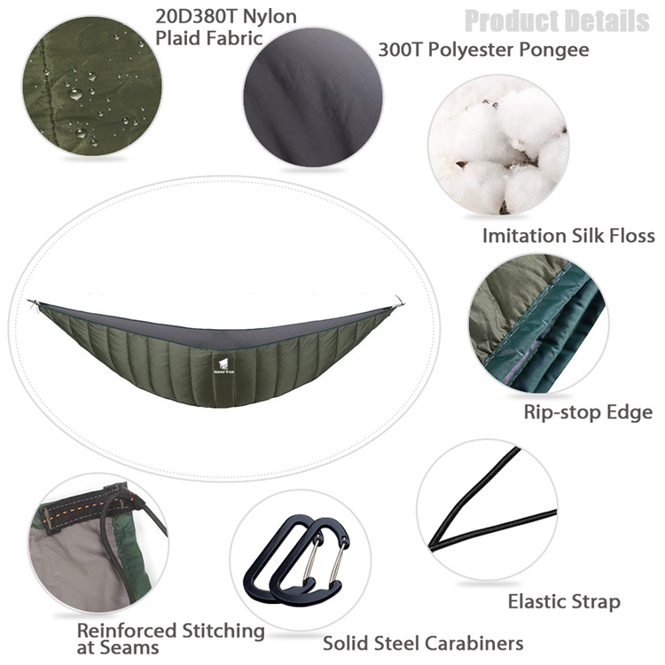 Geertop Wholesale outdoor furniture sleeping bag lightweight camo hiking wood folding portable hammock