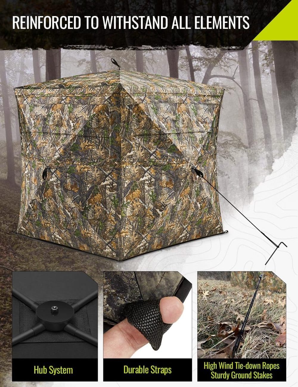 new style outdoor portable hunting chair padded foldable swivel with gear bag blind the folding hunting blind tent