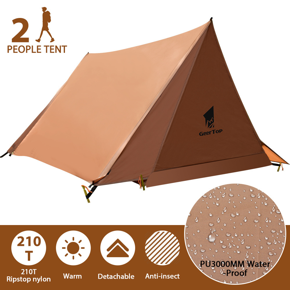 2 Person super lightweight outdoor backpack glamping Tent