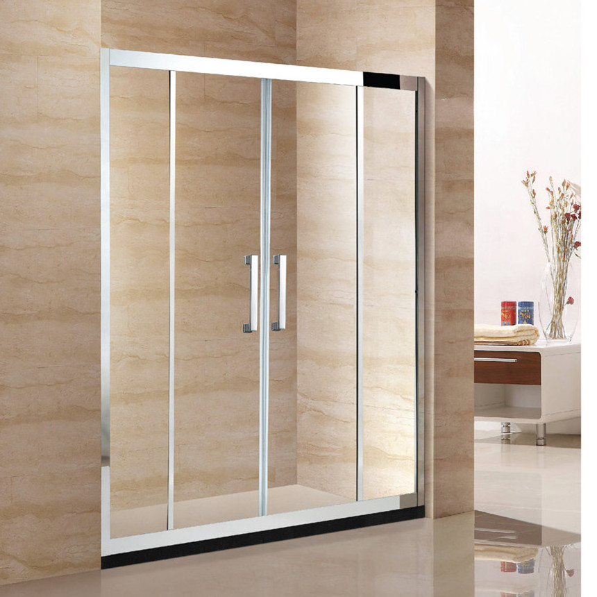 bathroom tempered glass sliding style shower screen door D53B