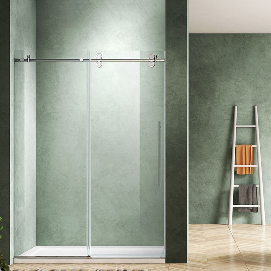 Foshan Slide Full Knob Kit Stop Hardware Strip Accessory Sliding Frameless Shower Glass Door