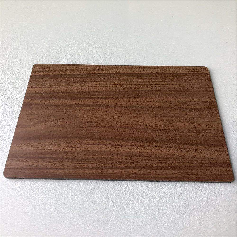 Aluminum clad wood plastic composite wall panel