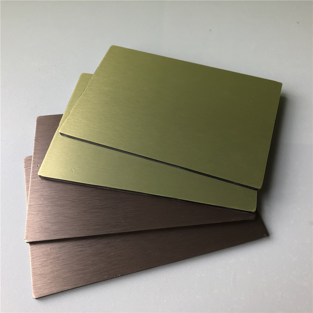 Building facade material alu dibond aluminum composite panel clad system 4ft x 8ft