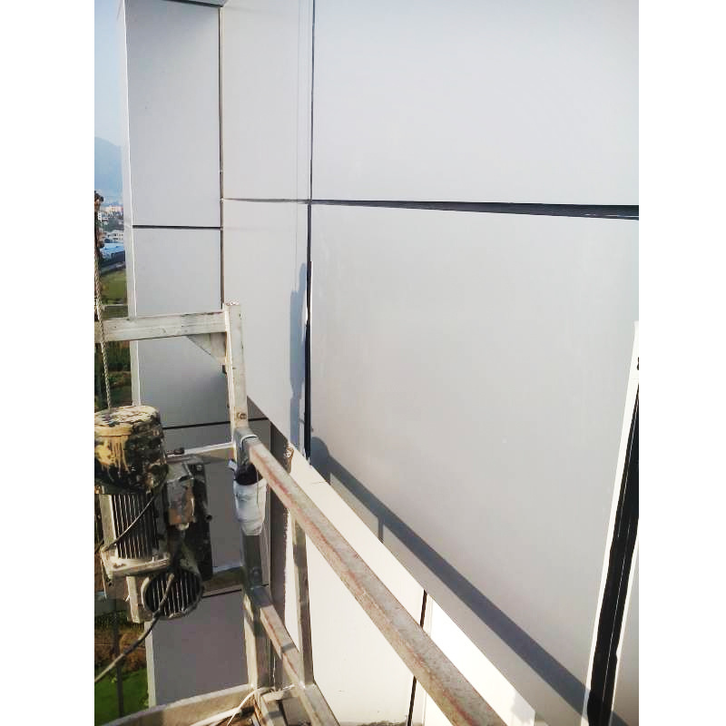 PVDF aluminium cladding polyurethane curtain wall covering external metal facade panels bathroom door exterior acp