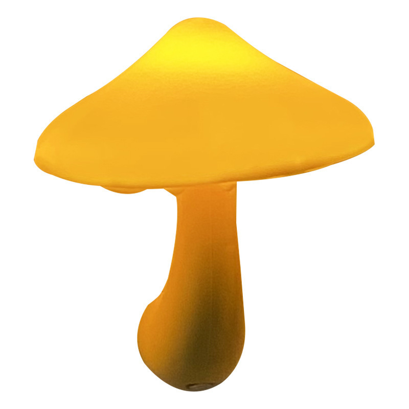 Cute Led Mushroom Night Light Plug In Luminous Wall Lamp Light Controlled Sensor Bedroom Decoration Sleep Night Light