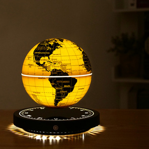 Luxury Magnetic Levitating Globe Table Lamp Business Gift Floating World Globe Unique Home Decoration Globe Night Light