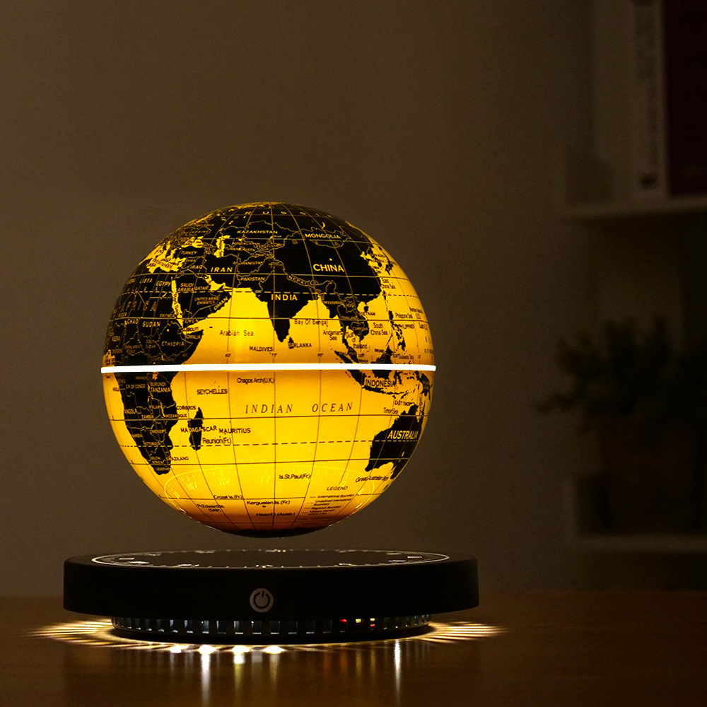 Luxury Magnetic Levitating Globe Table Lamp Business Gift Floating World Globe Unique Home Decoration Globe Night Light