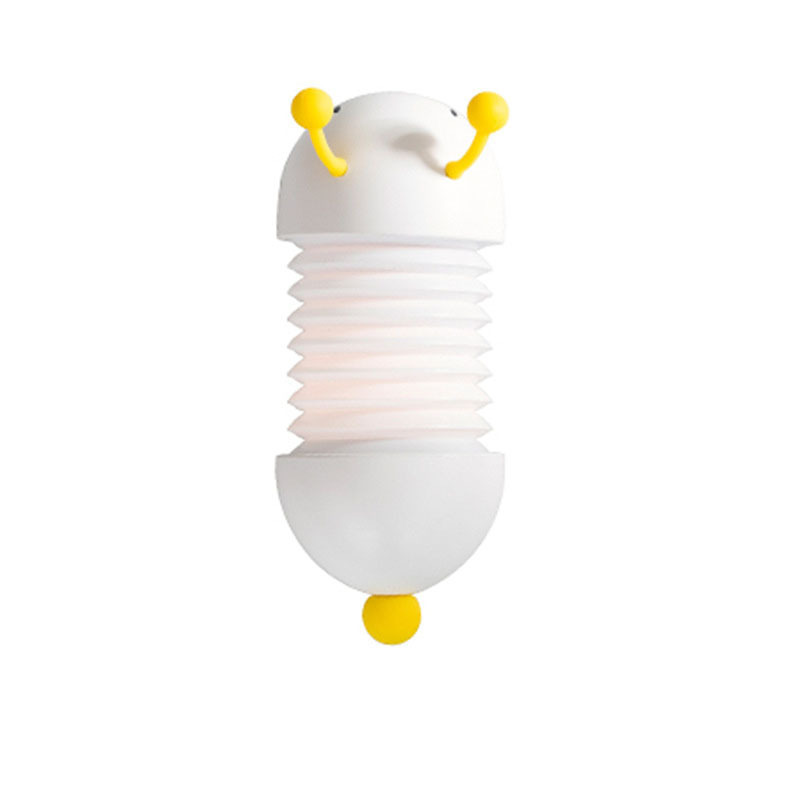 Retractable Caterpillar Nightlight USB Children's Bedroom Decoration Cute LED Extendable Caterpillar Nightlight