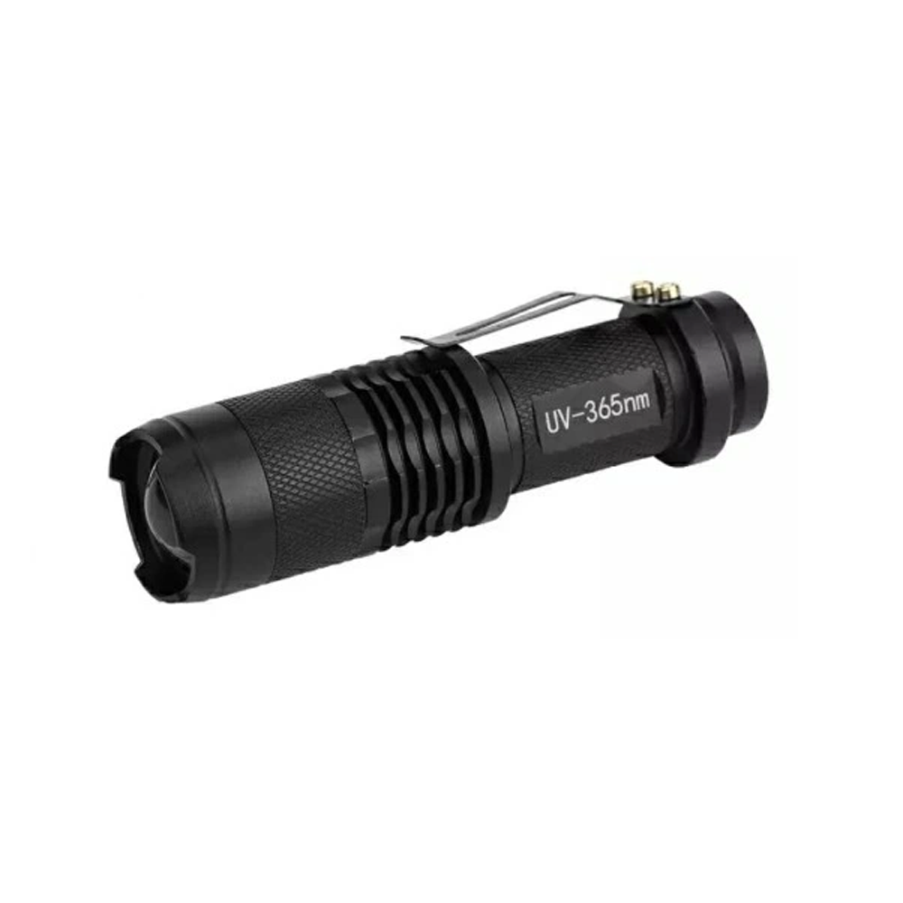 GEES STAR UV LED Black Aluminum Flashlight  Urine Detector Scorpion Ultraviolet LED UV Flashlight