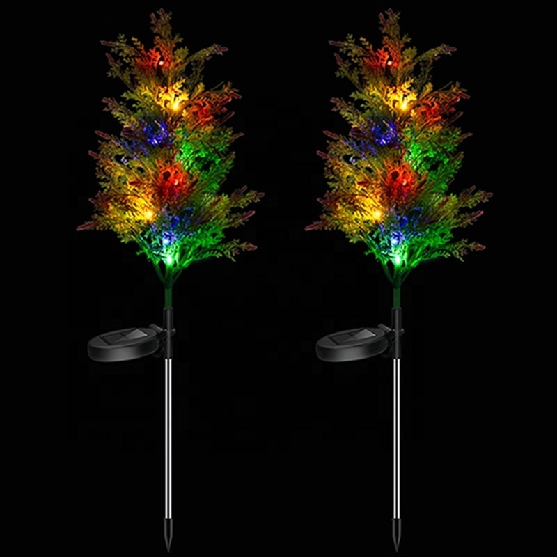 Outdoor Decoration Craft Lamp Tree Design Best Seller Solar Garden led light Christmas Decorations