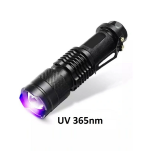 GEES STAR UV LED Black Aluminum Flashlight  Urine Detector Scorpion Ultraviolet LED UV Flashlight