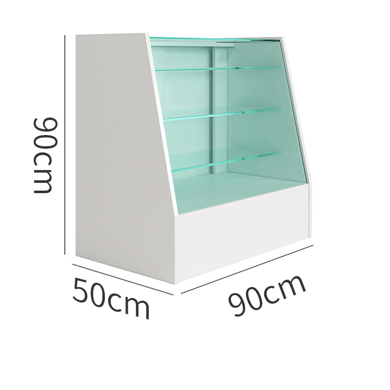 Modern Pharmacy Store Decoration Wooden Glass Display Cabinets For Pharmacy