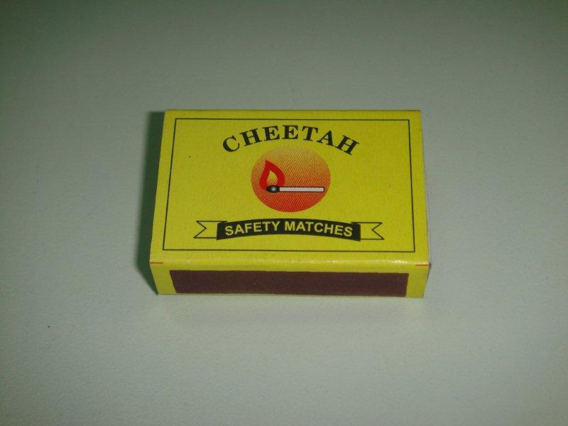 SAFETY MATCH BOX WITH WOODEN STICKS