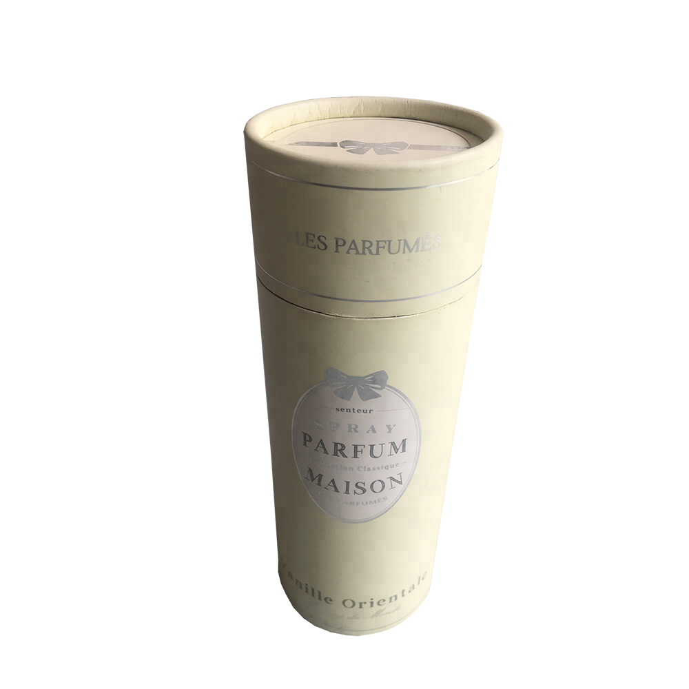 Custom Design Cardboard Tube Packaging with Foil Stamping