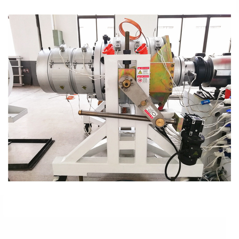 63-160mm Plastic Electronic Threading Pipe Making Machinery PVC Pipe Extrusion Machine