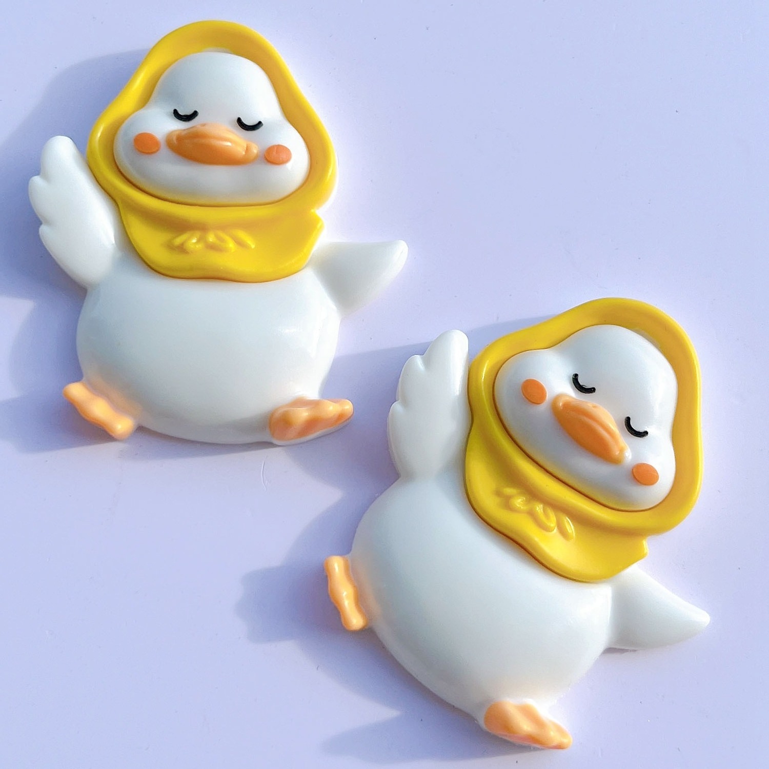 New big pvc cartoon dog duck doll phone case hair accessories diy resin cream glue material water cup stick shoe charm wholesale