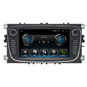 Car Android Radio Dashboard Multimedia GPS For Ford Mondeo Focus Kuga Galaxy Video DVD Player WIFI