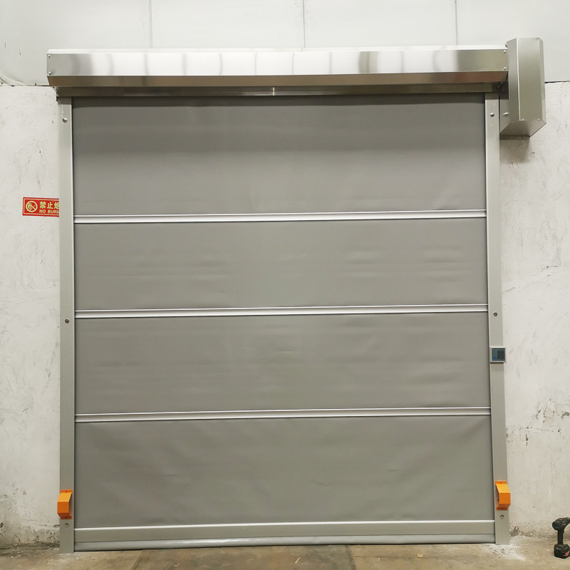 Factory Direct Sale Automatic Warehouse Dock Door PVC Spiral High Speed Doors Rapid Shutter Door High quality