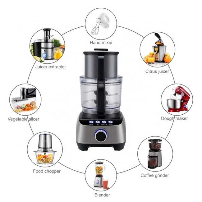 2023 Kitchen Processor de Alimentos Max 3.5L 1300W Large Food Chute Robot Coupe Thermo Multifunctional Food Processor Blender