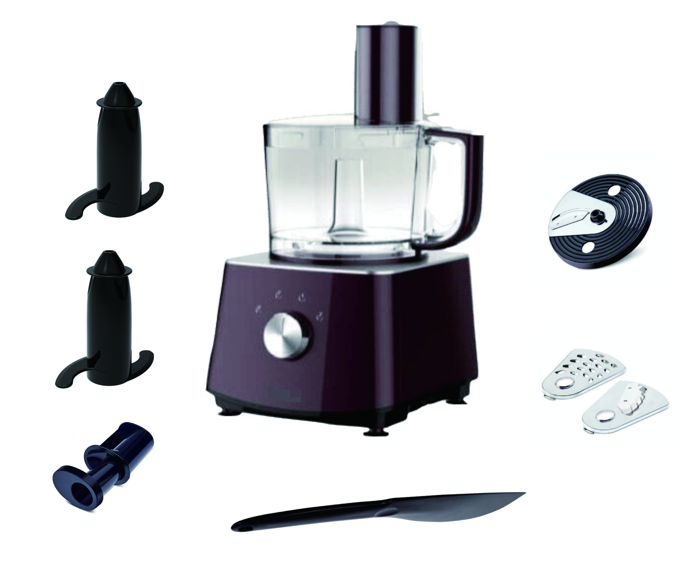 1000W factory food processor 12 in 1 multifunctional optional accessory 2 speeds kitchen appliance baby food master