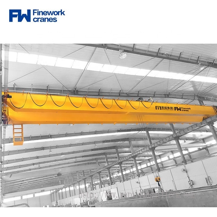 Electric Industrial Overhead Double Girder Bridge Crane 20 Tons