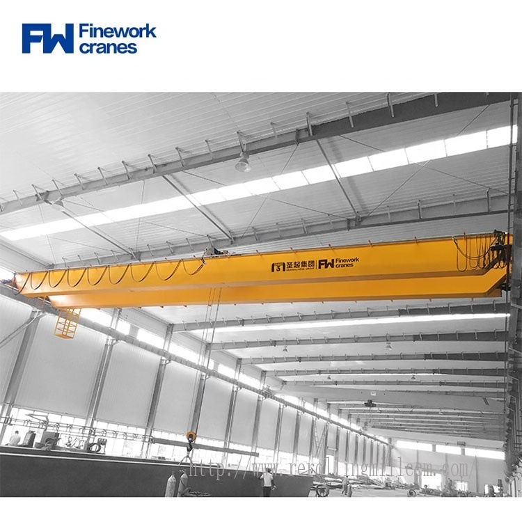 Electric Industrial Overhead Double Girder Bridge Crane 20 Tons