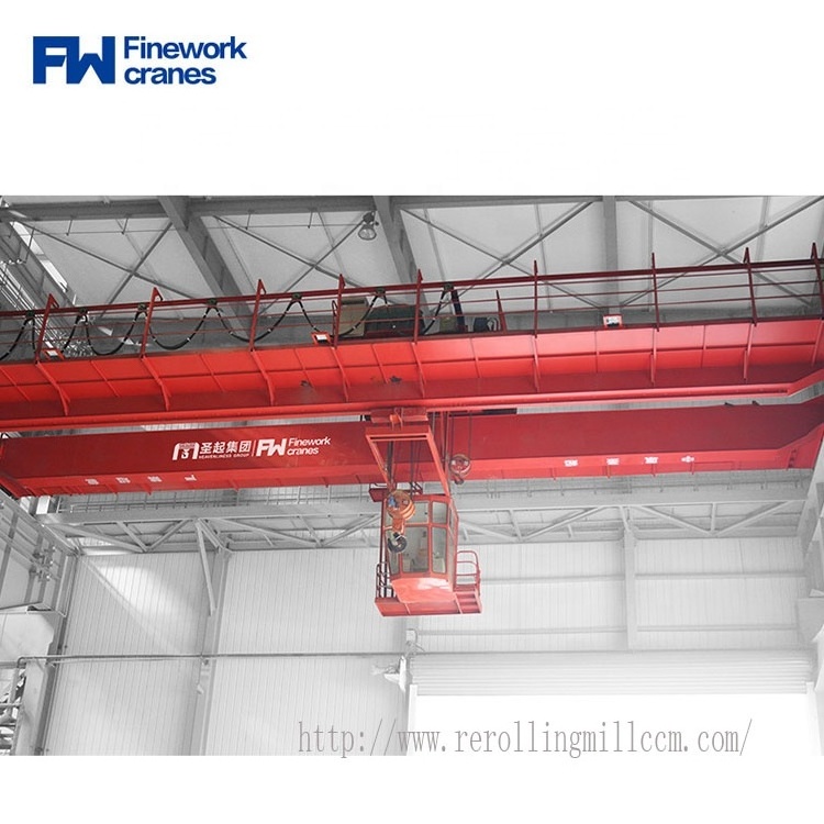 Electric Industrial Overhead Double Girder Bridge Crane 20 Tons