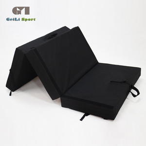 Factory sale Triple-fold rock boulder crash pad climbing equipment mat gymnastic folding bouldering mats for gym fitness