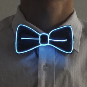 10 Colors Fashion Design Glowing Flashing LED Bow Tie Electronic Bowtie for Event Party Christmas Decoration Bar Club