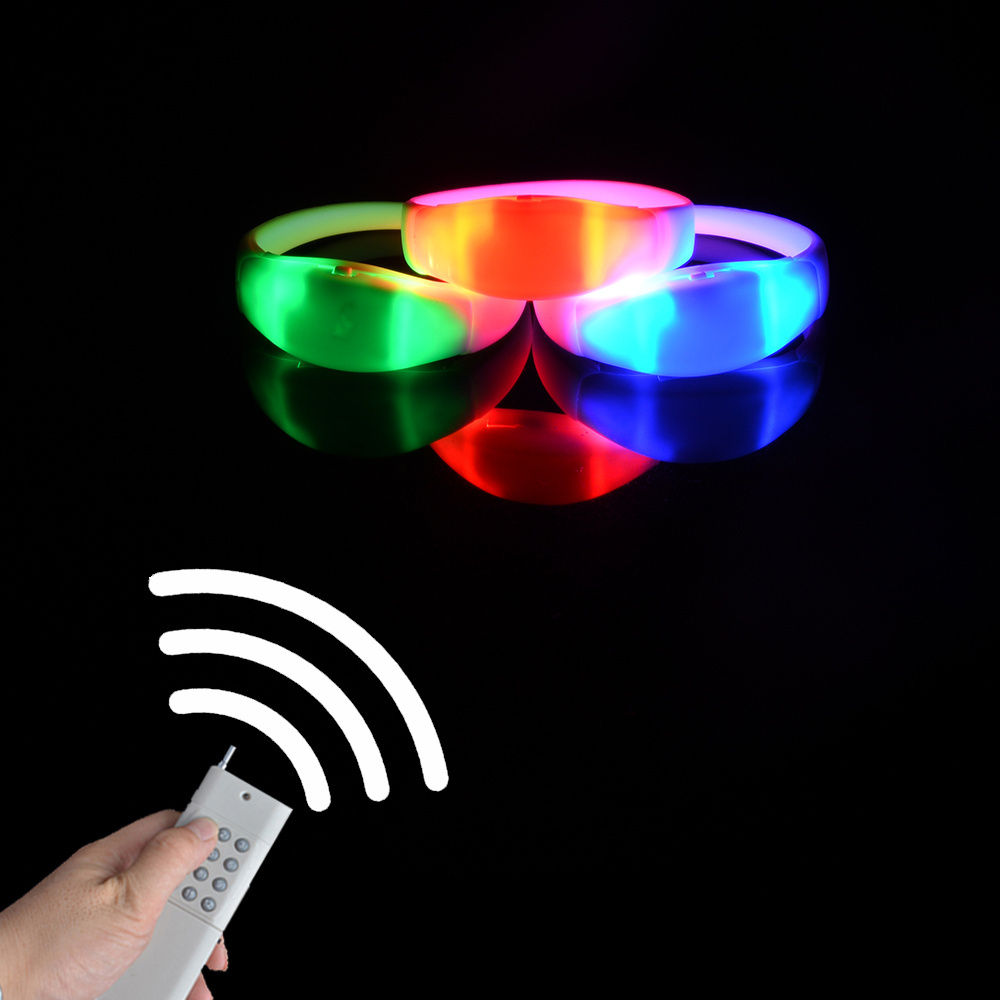 Cheap Controllable Led Wristband Remote Controlled Light Up Led Bracelet