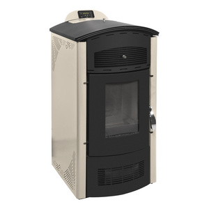 12,8 kW European Quality Wood Pellet Burning Stove  92,5% Efficiency