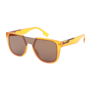 Gelais 2023 plastic frame one-piece lens fashion womens designer sunglasses flat top mens shades