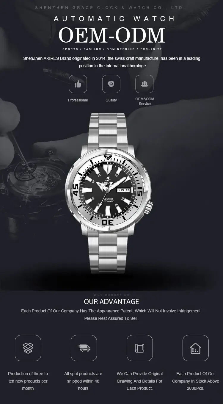 Tuna Nh 36 100 Meters Mechanical Automatic Custom Stainless Steel Diver Watch